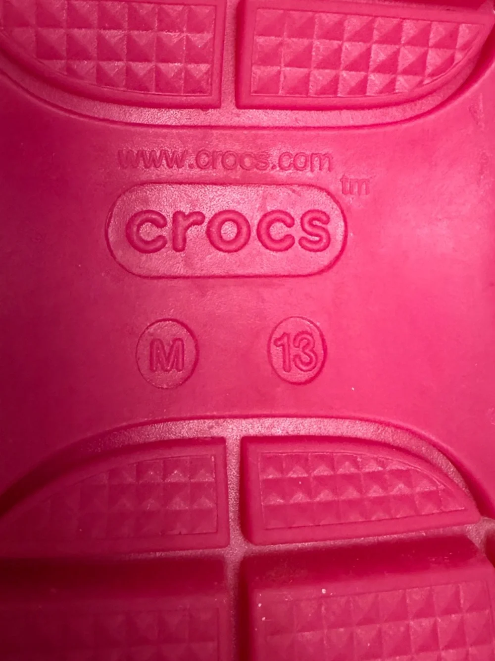 Crocs Mega Crush Sandal Electric Pink Platform Men's 13 women’s 15